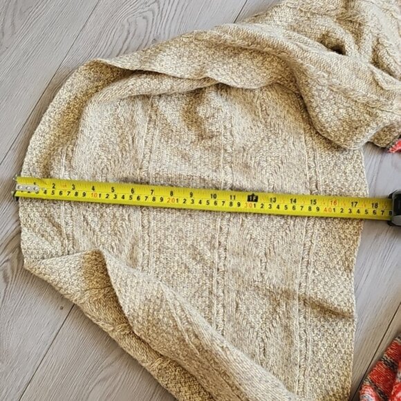 Free People Cable Knit Boho Knit Fall Winter Infinity Loop Scarf - Picture 9 of 10